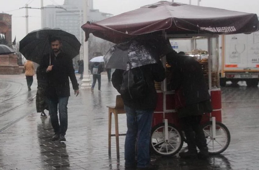 İstanbul için 4 günlük yağış uyarısı