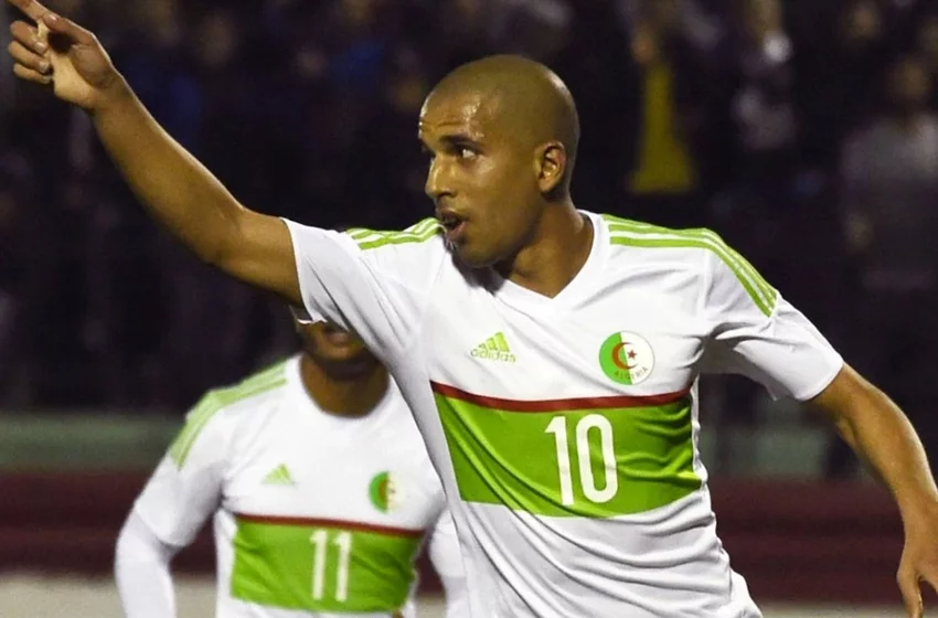 Feghouli Cezayir formasıyla golünü attı