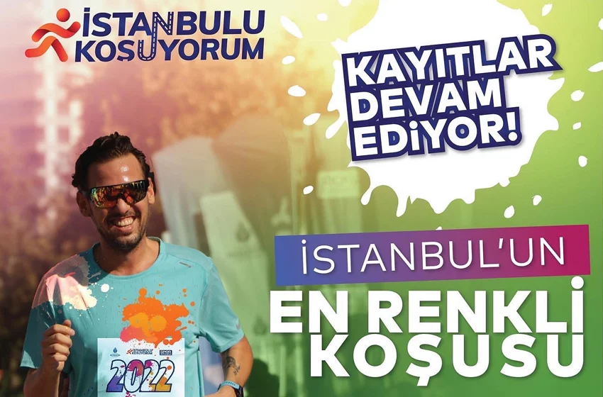 İstanbul'un en renkli koşusu için kayıtlar sürüyor