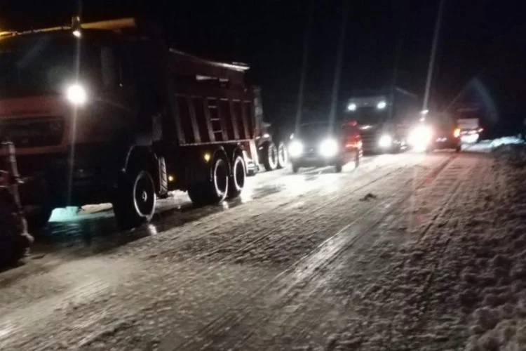 Antalya-Konya karayolu trafiğe kapatıldı