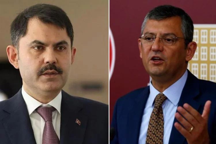 Bakan Kurum'dan CHP'li Özgür Özel'in açıklamalarına cevap gecikmedi