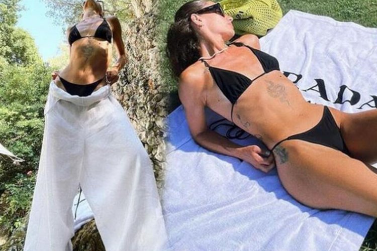 Gülcan Arslan bikinili tatil pozlarıyla nefes kesti
