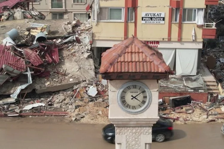 Hatay'da zamanı durduran deprem