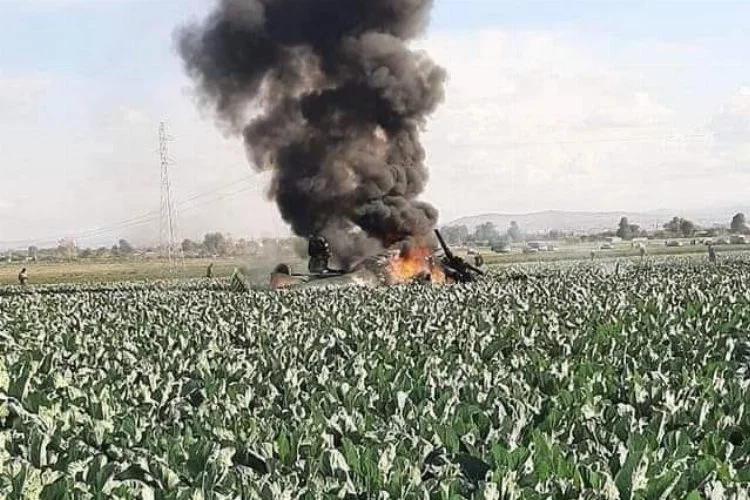 Korkutan olay! Cezayir'de askeri helikopter düştü
