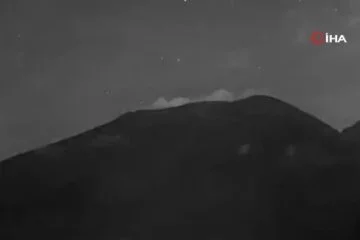 Meksika’da Popocatepetl Yanardağı’nda yeni bir patlama meydana geldi